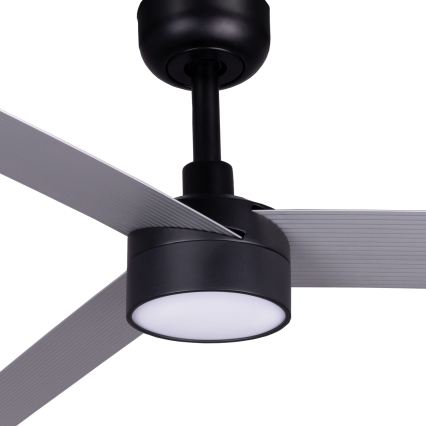 FARO 342871S - LED stropni ventilator CRUISER XL z možnostjo zatemnitve LED/18W/230V 2700/3000/4000K premer 160 cm siva/črna + daljinski upravljalnik