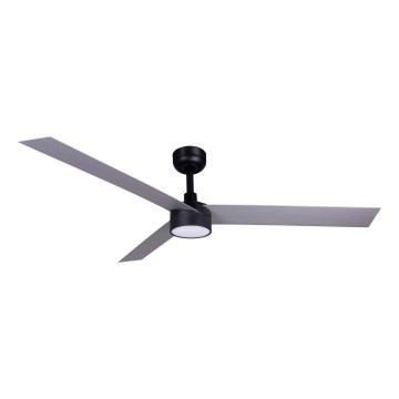 FARO 34287WT1S - Zatemljiv LED stropni ventilator CRUISER XL LED/18W/230V 2700/3000/4000K, premer 160 cm, siva/črna, Wi-Fi Tuya + daljinski upravljalnik