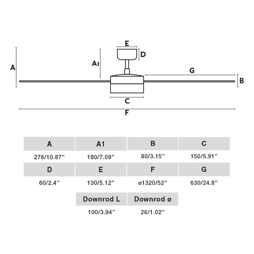 FARO 34290-1TW - LED Zatemnitveni ventilator CRUISER LED/20W/230V 2700/4000/6500K pr. 132 cm bela + Daljinski upravljalnik