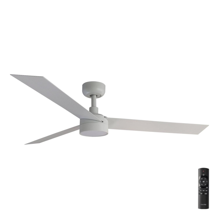 FARO 34290-1TW - LED Zatemnitveni ventilator CRUISER LED/20W/230V 2700/4000/6500K pr. 132 cm bela + Daljinski upravljalnik