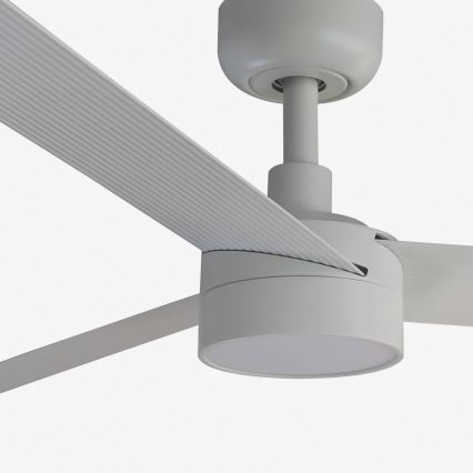 FARO 34290WT1S - CRUISER L, zatemnjevalni LED stropni ventilator LED/18W/230V, 2700/3000/4000K, premer 132 cm, bela, Wi‑Fi Tuya + daljinski upravljalnik