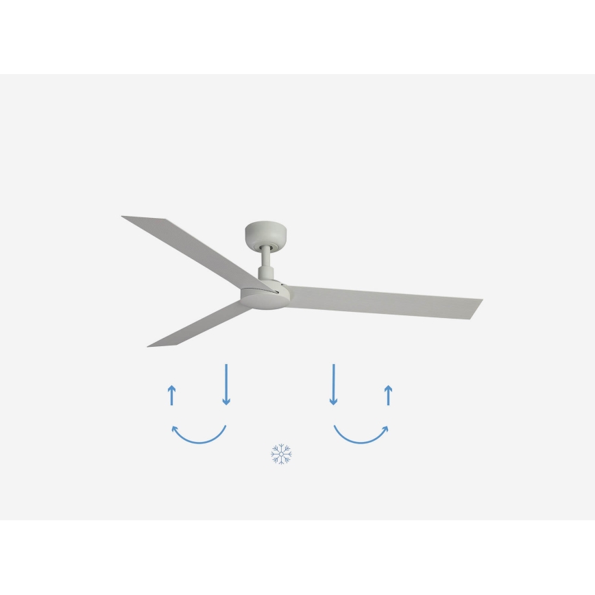 FARO 34292WP - Stropni ventilator CRUISER XL bela pr. 160 cm SMART + Daljinski upravljalnik