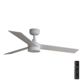 FARO 34295-1TW - LED Zatemnitveni stropni ventilator RUDDER S LED/18W/230V 2700/4000/6500K pr. 106 cm bela + Daljinski upravljalnik