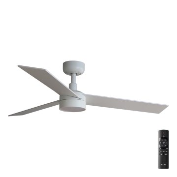 FARO 34295-1TW - LED Zatemnitveni stropni ventilator RUDDER S LED/18W/230V 2700/4000/6500K pr. 106 cm bela + Daljinski upravljalnik