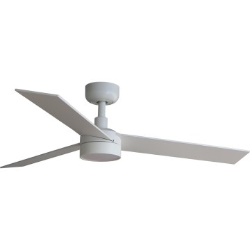 FARO 34295WT-1TW - LED Zatemnitveni stropni ventilator RUDDER S LED/18W/230V 2700/4350/6000K bela/bež pr. 106 cm Wi-Fi Tuya + Daljinski upravljalnik