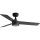 FARO 34296WT-1TW - LED Zatemnitveni stropni ventilator RUDDER S LED/18W/230V 2700/4350/6000K črna/rjava pr. 106 cm Wi-Fi Tuya + Daljinski upravljalnik