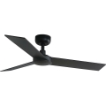 FARO 34296WT - Stropni ventilator RUDDER S črna/rjava pr. 106 cm Wi-Fi Tuya + Daljinski upravljalnik