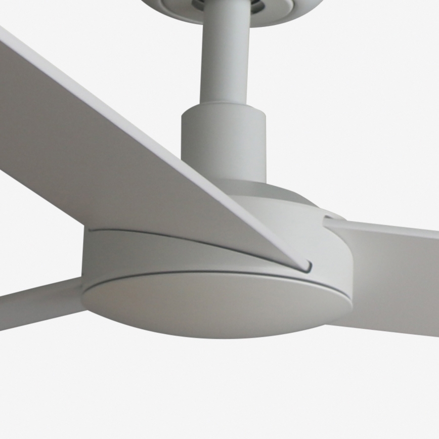 FARO 34297WP - Stropni ventilator RUDDER L bela pr. 132 cm SMART + Daljinski upravljalnik