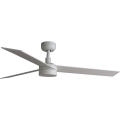 FARO 34297WT1S - LED zatemljiv stropni ventilator RUDDER L LED/18W/230V 2700/3000/4000K premer 132 cm bež/bela Wi-Fi Tuya + daljinski upravljalnik