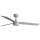 FARO 34297WT1S - LED zatemljiv stropni ventilator RUDDER L LED/18W/230V 2700/3000/4000K premer 132 cm bež/bela Wi-Fi Tuya + daljinski upravljalnik