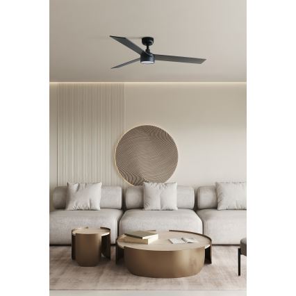 FARO 34298-1TW - LED zatemnitveni ventilator RUDDER L LED/20W/230V 2700/4000/6500K premer 132 cm + daljinski upravljalnik