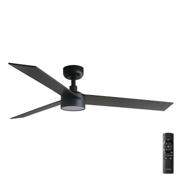 FARO 34298-1TW - LED Zatemnitveni ventilator RUDDER L LED/20W/230V 2700/4000/6500K pr. 132 cm + Daljinski upravljalnik