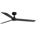 FARO 34298WT - Stropni ventilator RUDDER L črna/wenge pr. 132 cm Wi-Fi Tuya + Daljinski upravljalnik