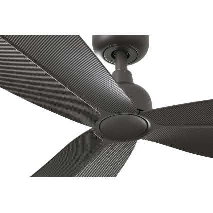 FARO 34301 - Stropni ventilator PALMA rjava pr. 129 cm IP44 + Daljinski upravljalnik