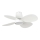 FARO 34315WT - LED Zatemnitveni stropni ventilator KLOVER TUB S LED/20W/230V 2700/4000/6500K bela pr. 80 cm Wi-Fi Tuya + Daljinski upravljalnik