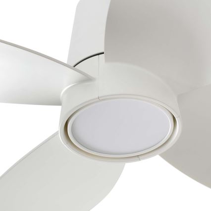 FARO 34315WT - LED Zatemnitveni stropni ventilator KLOVER TUB S LED/20W/230V 2700/4000/6500K bela pr. 80 cm Wi-Fi Tuya + Daljinski upravljalnik