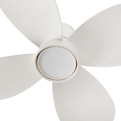 FARO 34315WT - LED Zatemnitveni stropni ventilator KLOVER TUB S LED/20W/230V 2700/4000/6500K bela pr. 80 cm Wi-Fi Tuya + Daljinski upravljalnik