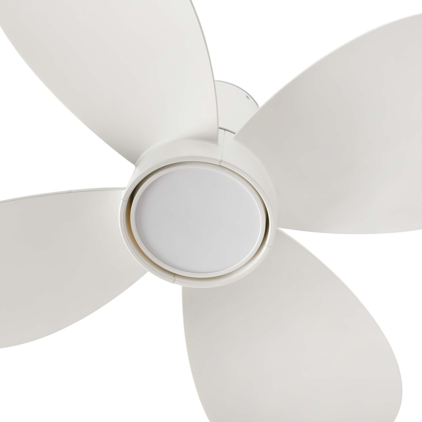 FARO 34315WT - LED Zatemnitveni stropni ventilator KLOVER TUB S LED/20W/230V 2700/4000/6500K bela pr. 80 cm Wi-Fi Tuya + Daljinski upravljalnik