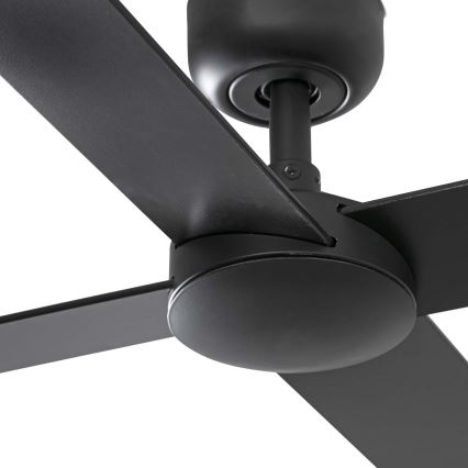FARO 34356 - Stropni ventilator RUDDER L rjava/črna pr. 132 cm + Daljinski upravljalnik