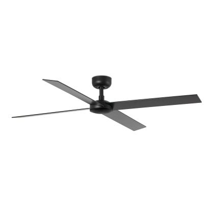 FARO 34356WT - Stropni ventilator RUDDER L rjava/črna pr. 132 cm Wi-Fi Tuya + Daljinski upravljalnik