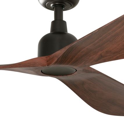 FARO 34362 - Stropni ventilator OUTWOOD L rjava/črna pr. 150 cm IP44 + Daljinski upravljalnik