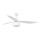 FARO 34363WT-11L - Stropni ventilator OUTWOOD L 1xE27/15W/230V bež Ø150 cm Wi-Fi Tuya IP44 + daljinsko upravljanje