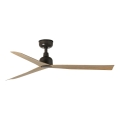 FARO 34371 - Stropni ventilator MARINE M premer 125 cm rjava/črna IP44 + daljinski upravljalnik