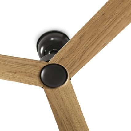 FARO 34371WT - Stropni ventilator MARINE M, premer 125 cm, rjava/črna, IP44, Wi-Fi Tuya + daljinski upravljalnik