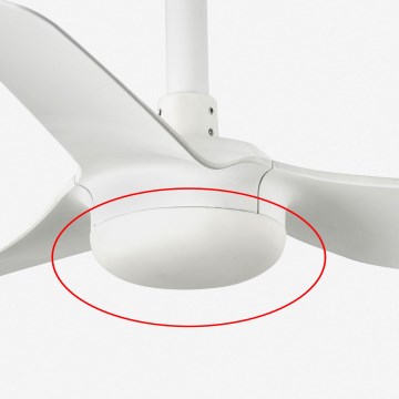 FARO 3R773 - Nadomestni pokrov za ventilator MINI PUNT, premera 12 cm, bel