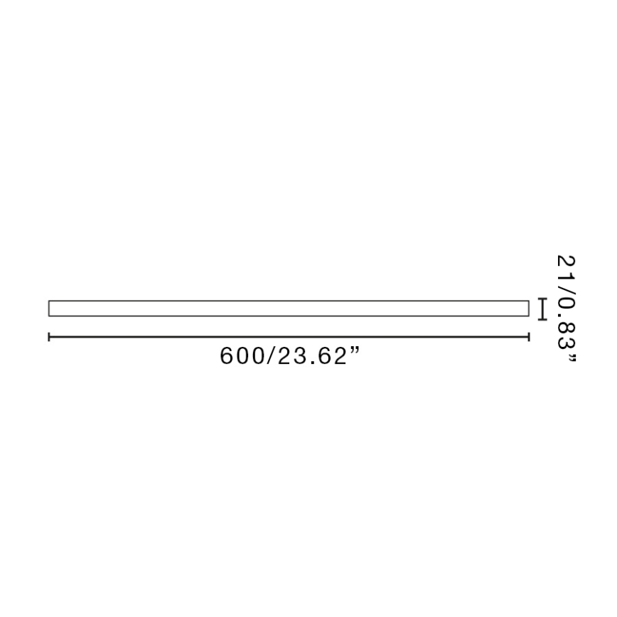 FARO 3T061209 - Podaljšna palica LANTAU 60 cm, črna