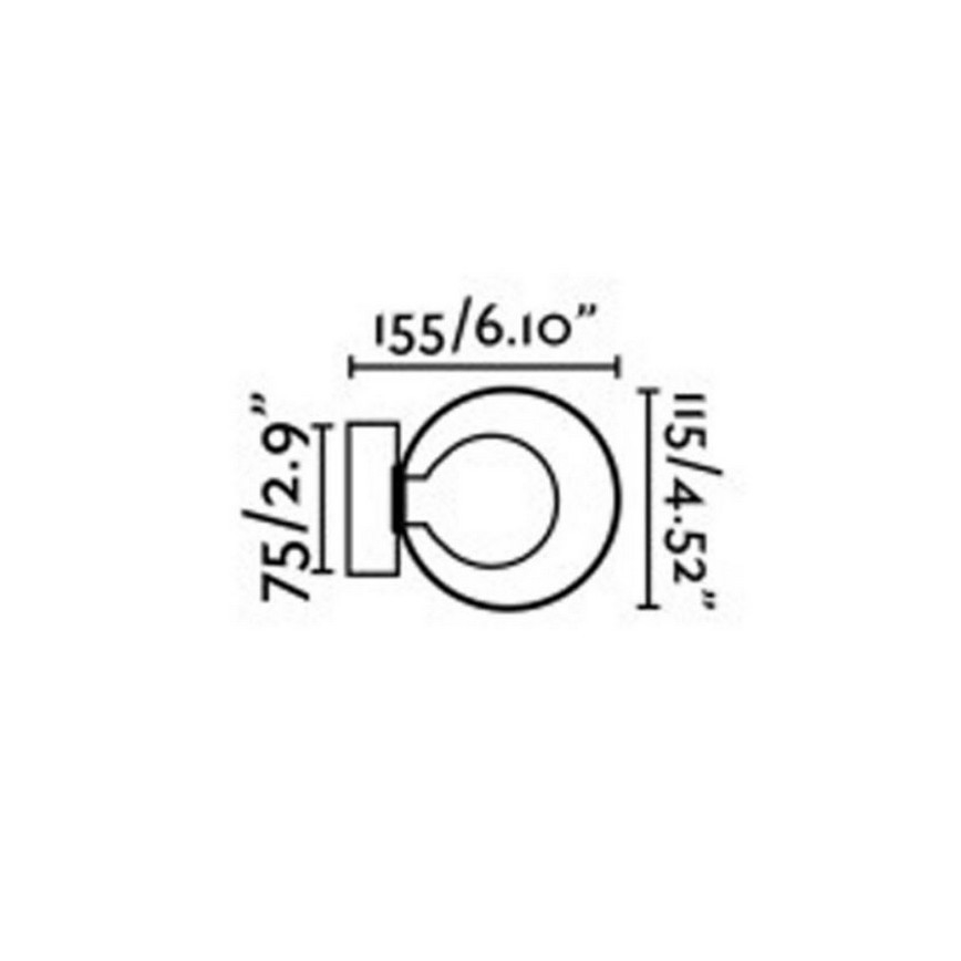 FARO 40086 - Kopalniška stenska svetilka PERLA 1xG9/6W/230V IP44