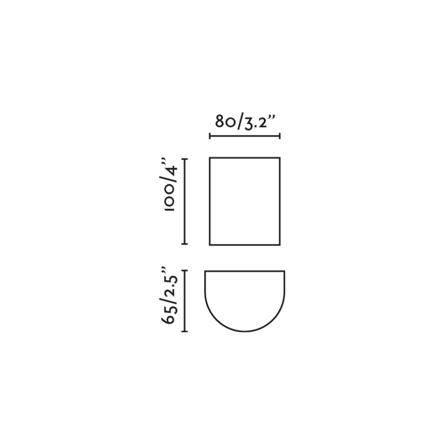FARO 40523 - Stenska svetilka SOLE 1xGU10/8W/230V črna okrogla