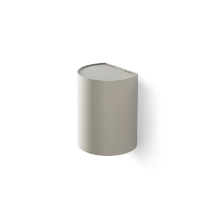 FARO 40524 - Stenska svetilka SOLE 1xGU10/8W/230V siva okrogla