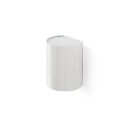 FARO 40526 - Stenska svetilka SOLE 1xGU10/8W/230V bela valovita okrogla