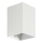 FARO 40534 - Stenska svetilka SOLE 1xGU10/8W/230V bela valovita kvadraten
