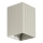 FARO 40536 - Stenska svetilka SOLE 1xGU10/8W/230V siva valovita kvadraten