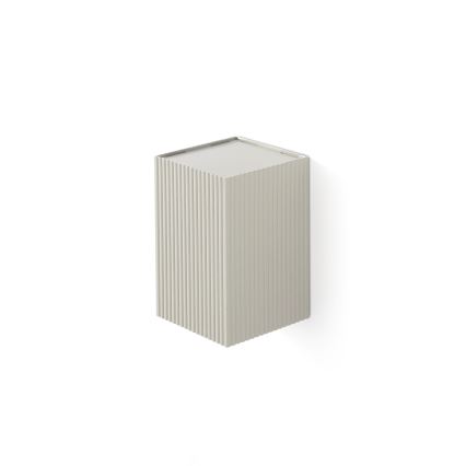 FARO 40536 - Stenska svetilka SOLE 1xGU10/8W/230V siva valovita kvadraten