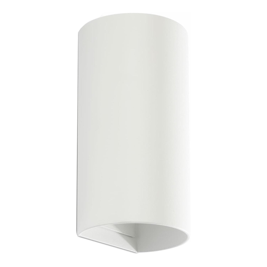 FARO 40538 - Stenska svetilka SOLE 2xGU10/8W/230V bela okrogla
