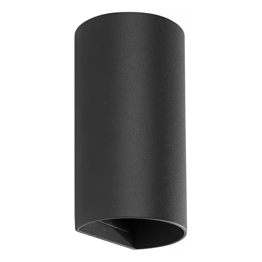 FARO 40539 - Stenska svetilka SOLE 2xGU10/8W/230V črna okrogla