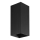 FARO 40566 - Stenska svetilka SOLE 2xGU10/8W/230V črna valovita kvadraten