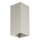 FARO 40567 - Stenska svetilka SOLE 2xGU10/8W/230V siva valovita kvadraten