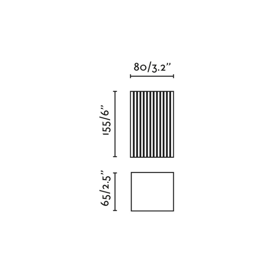 FARO 40567 - Stenska svetilka SOLE 2xGU10/8W/230V siva valovita kvadraten