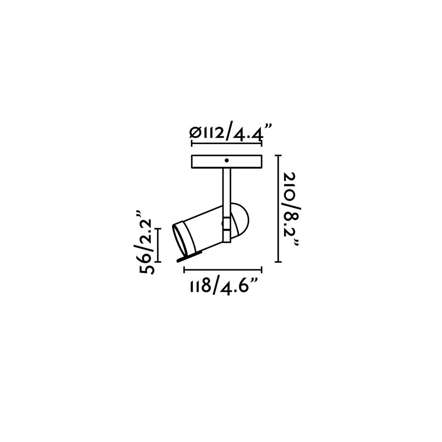 Faro 43529 - Reflektor ORLEANS 1xGU10/8W/230V bela