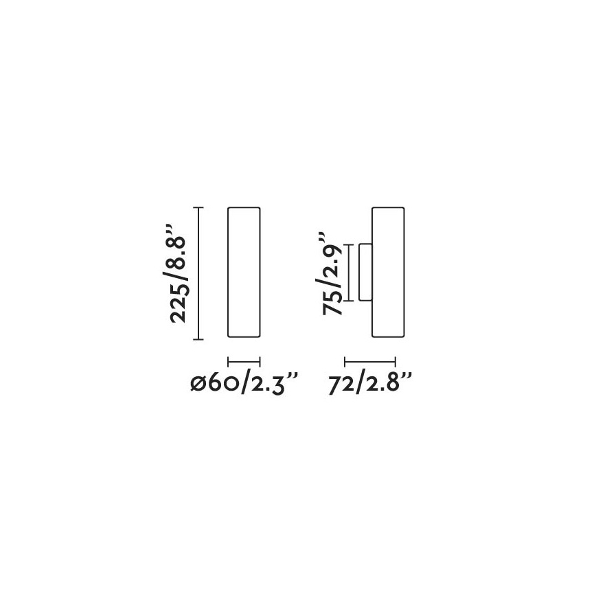 FARO 43760 - Stenska luč STAN 2xGU10/8W/230V zlata
