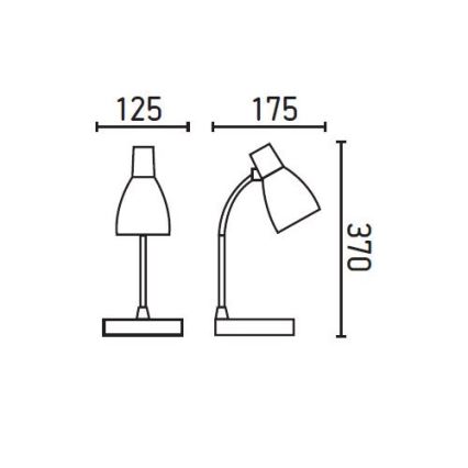 Faro 51970 - LED Namizna svetilka ALADINO 1xLED/3W/230V zelena