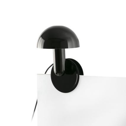 FARO 56100 - Namizna svetilka s sponko 2v1 BELA 1xE27/15W/230V črna