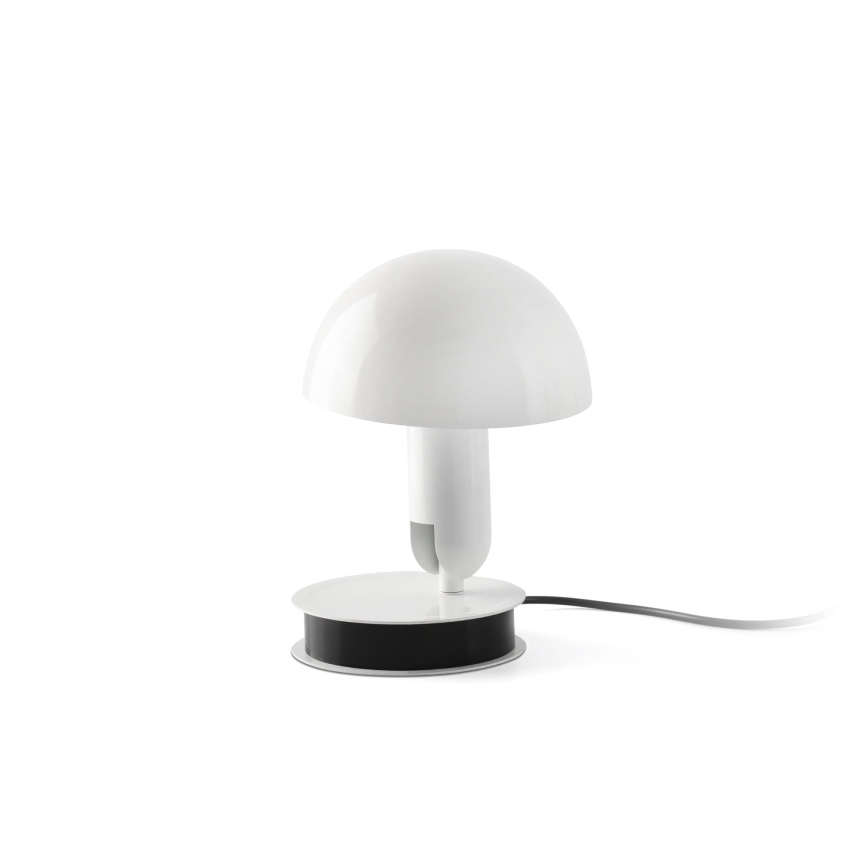 FARO 56101 - Namizna svetilka s sponko 2v1 BELA 1xE27/15W/230V bela