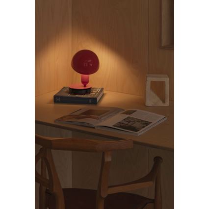 FARO 56103 - Namizna svetilka s sponko 2v1 BELA 1xE27/15W/230V rdeča