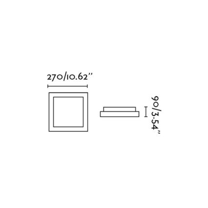 FARO 62983 - Kopalniška stropna svetilka TOLA 1 1xE27/20W/230V IP44