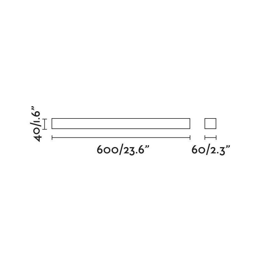 FARO 63316 - LED Kopalniška luč za osvetlitev ogledala NILO-1 LED/12W/230V IP44 črna